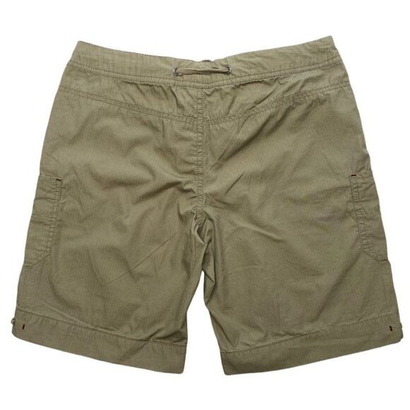 Periscope Gear Utility Shorts Women's 3 SMALL Khaki Green‎ Drawstring Cotton NEW - Picture 2 of 9
